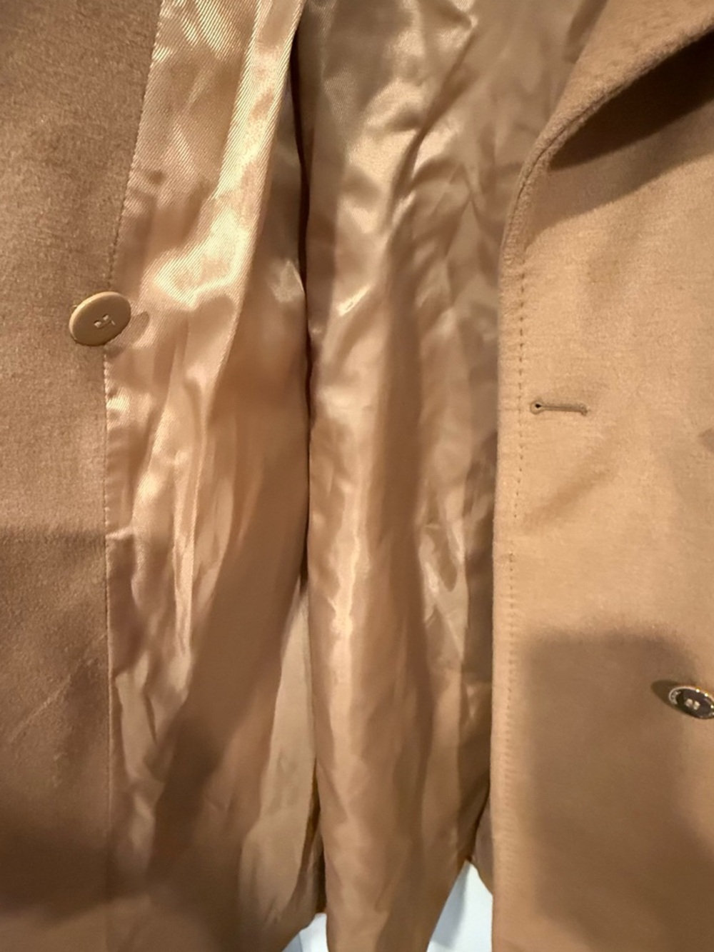 Michael Kors Camel/Brown Belted wrap Coat - Picture 6 of 10